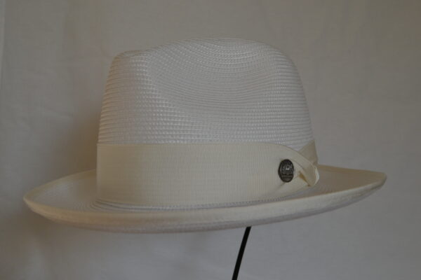 Stetson Latte White Fedora