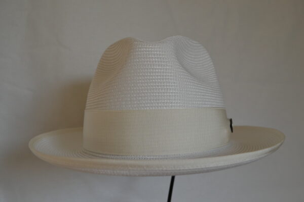 Stetson Latte White Fedora - Image 3