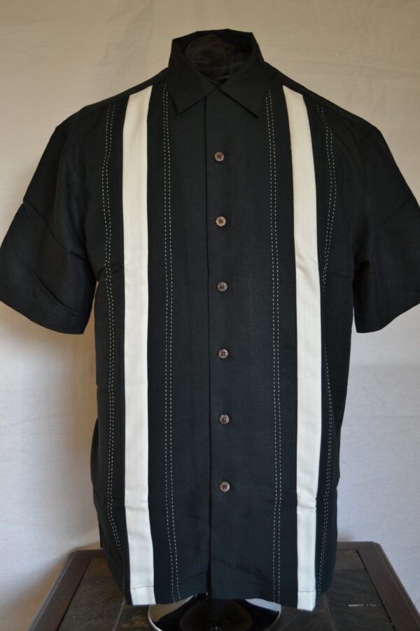 Panel Shirt Black/Beige