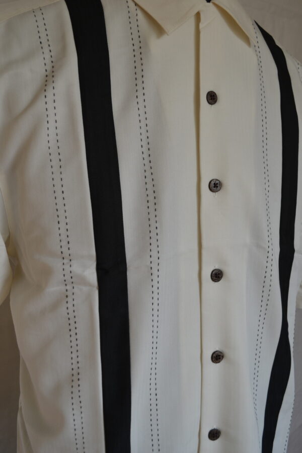 Panel Shirt Beige/Black - Image 3