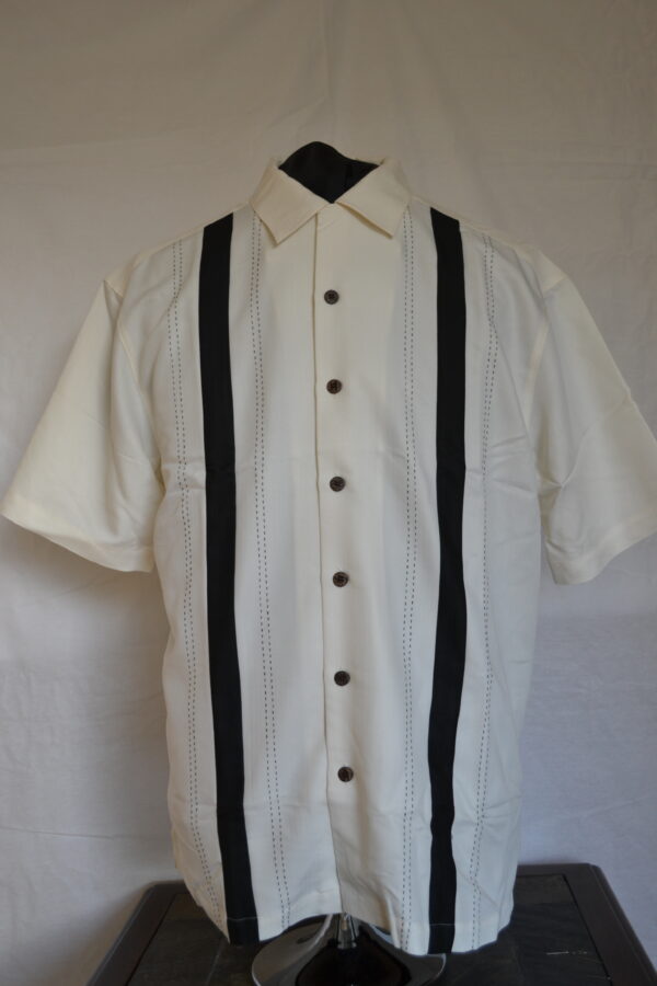 Panel Shirt Beige/Black