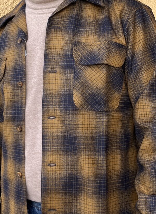 Pendleton Blue/Yellow Board Shirt - Image 3