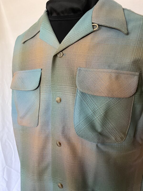 Teal Ombre Pendleton Board Shirt - Image 2