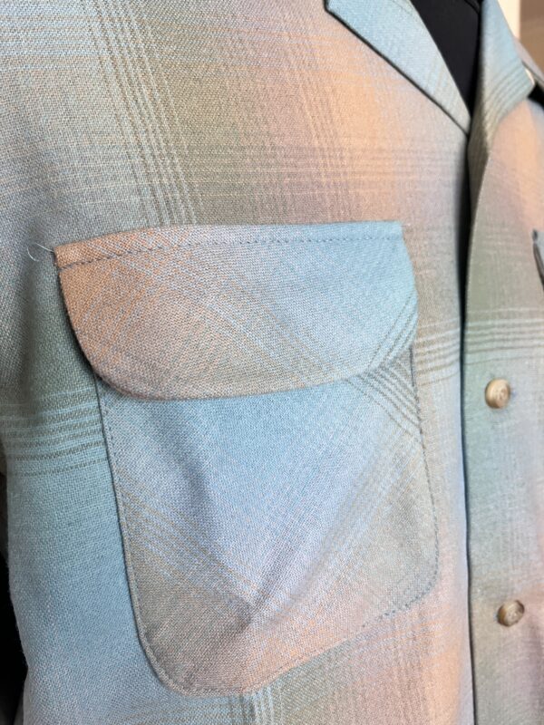 Teal Ombre Pendleton Board Shirt - Image 3