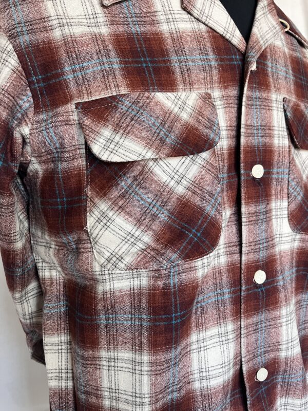 Red Plaid Board Shirt - Image 3