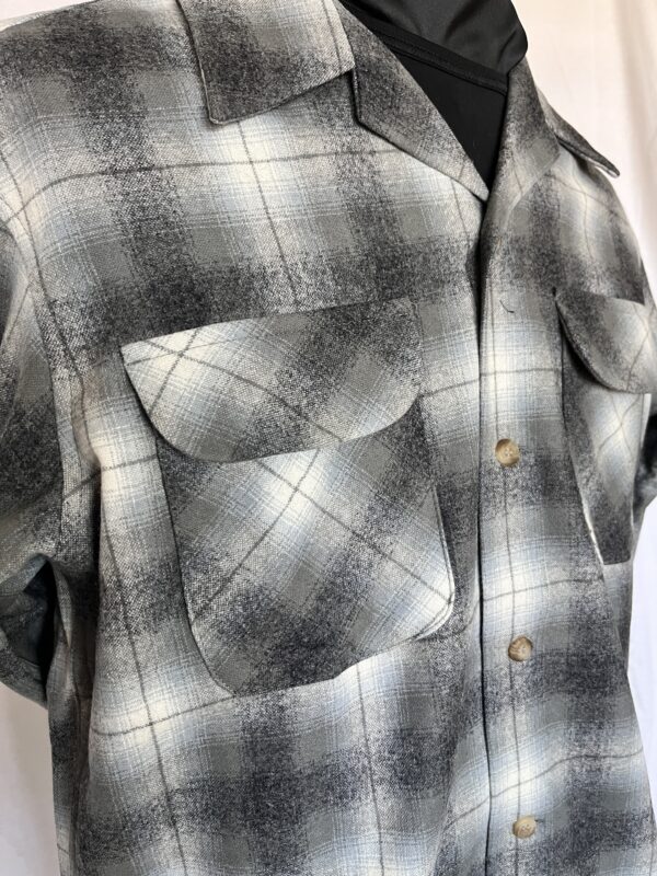 Gray Plaid Board Shirt - Image 3