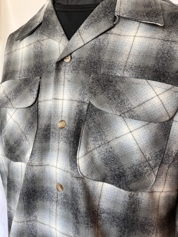 Gray Plaid Board Shirt - Image 2
